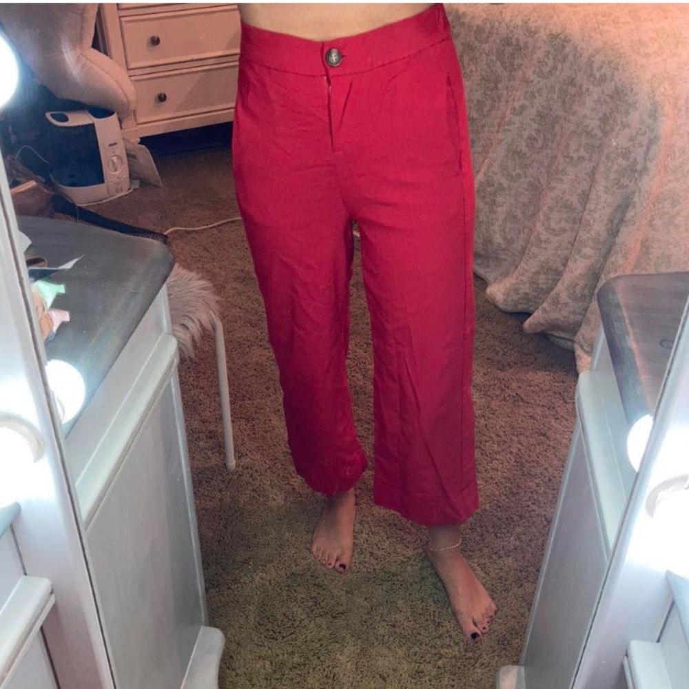 red pants size 4